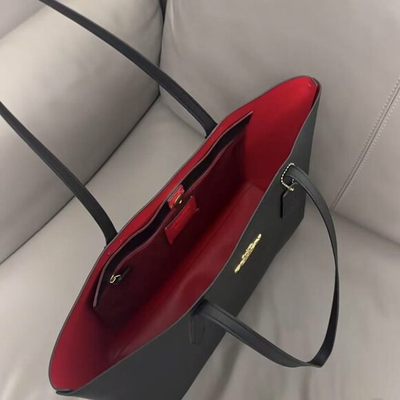 Coach Black and Red Handbag - Picture 3 of 6